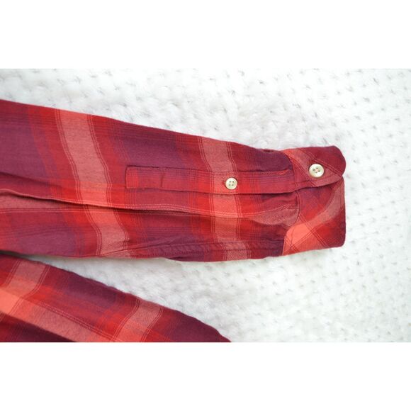 Gap + Pendleton Women's XL Red Plaid Boyfriend Shirt - Picture 10 of 12